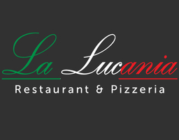 La Lucania Restaurant & Pizzeria logo.